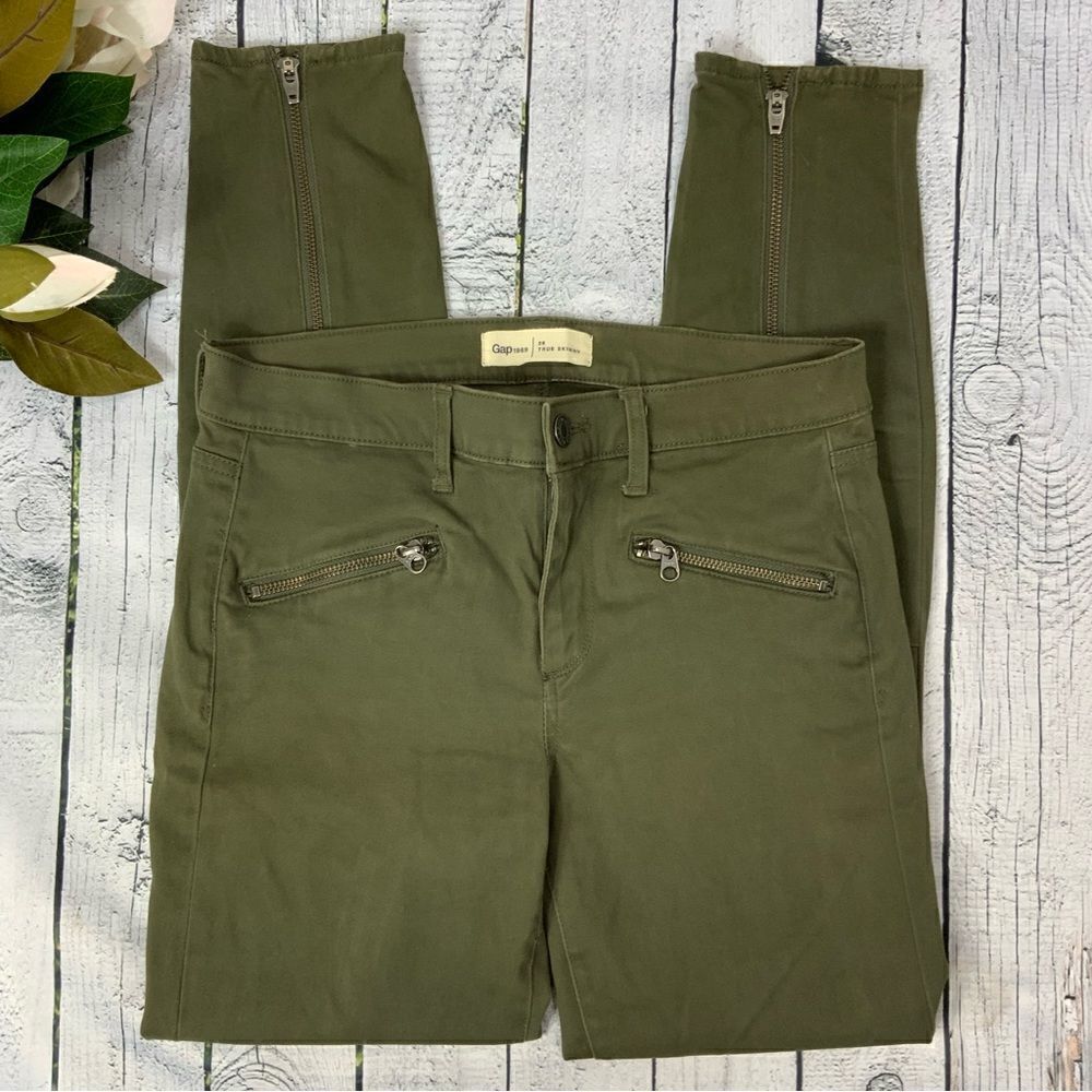 GAP True Skinny Green skinny jeans